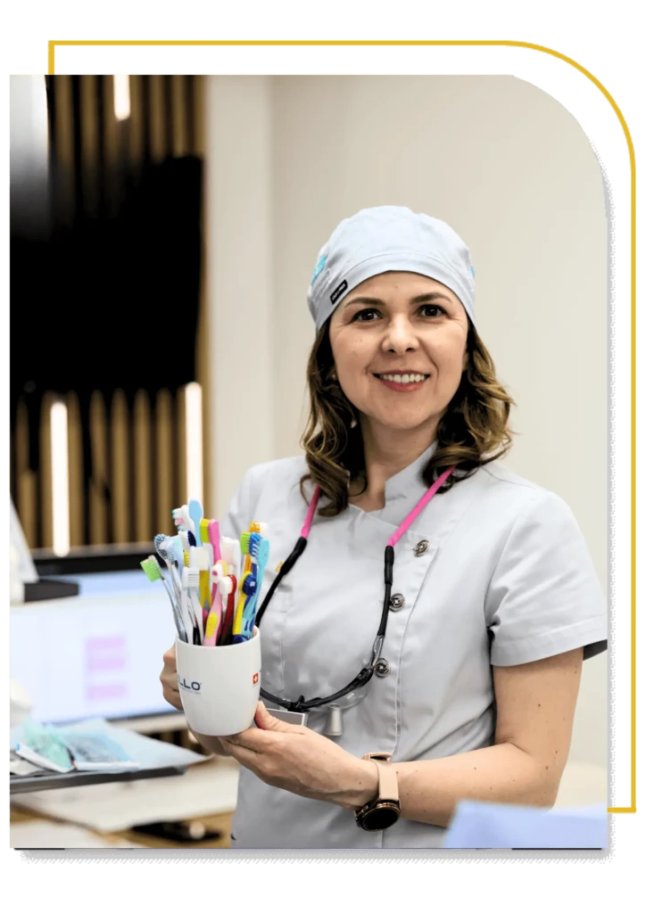 w Exacto oferujemy usługę brushfittingu – profesjonalnego doboru szczoteczki dopasowanej indywidualnie do potrzeb Pacjenta